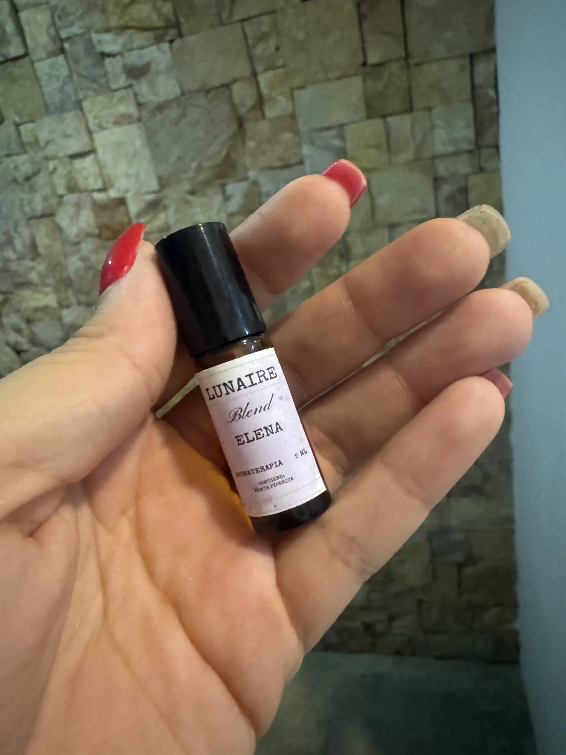 🌿 ELENA – Mini Roll On Herbal de Menta Piperita